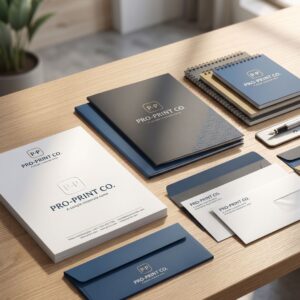 Hojas membretadas y sobres corporativos personalizados