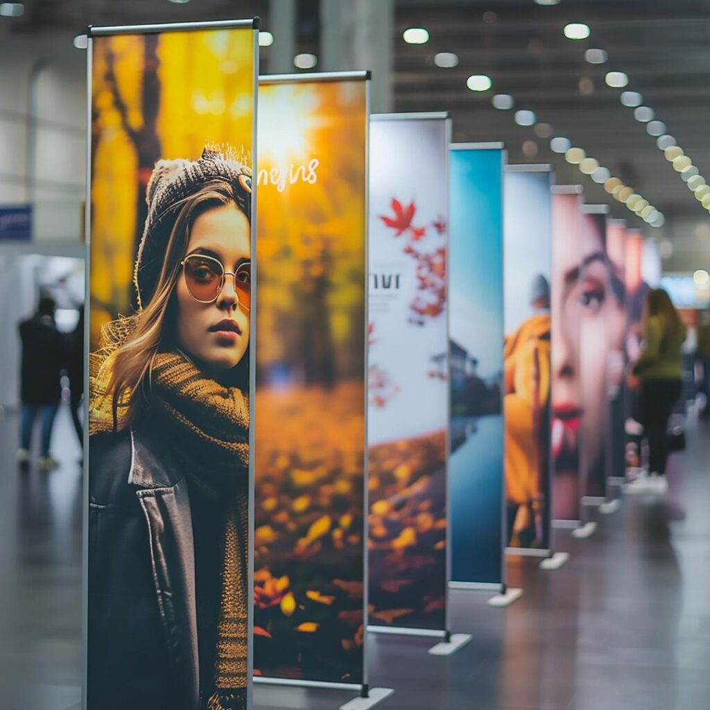 Banner roll up para eventos y ferias empresariales